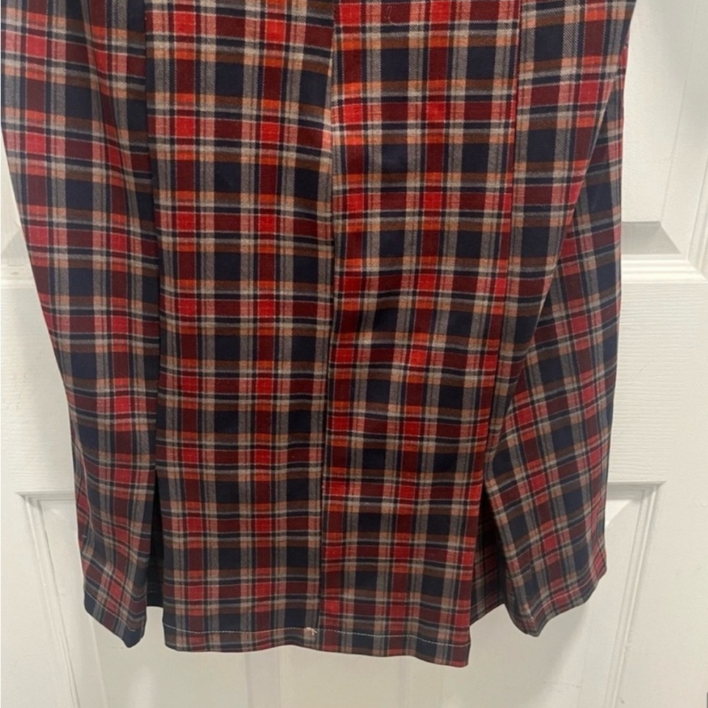 Unique Vintage Red Plaid Carmen
Half Sleeve Wiggle Dress Mad Men 2XL - NWT - Picture 13 of 15